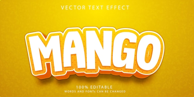 mango text effects style template