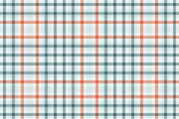 Manufacturing seamless pattern fabric linear textile check tartan Cosy vector plaid texture background in white and cyan colors