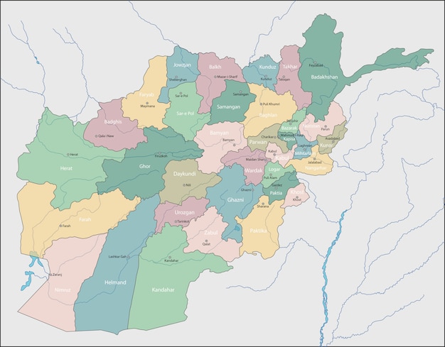 Map of Afghanistan