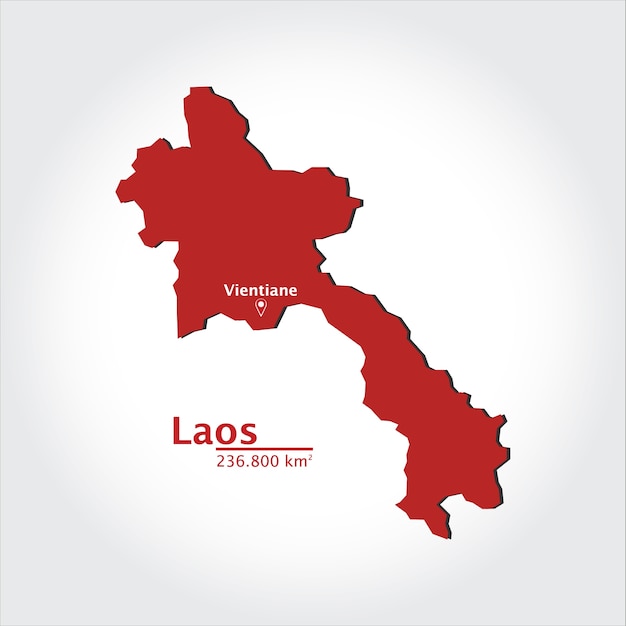 Map of Laos