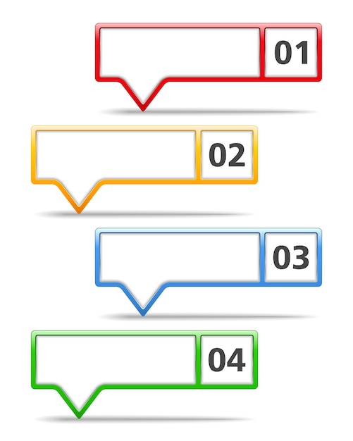 Map markers with numbers