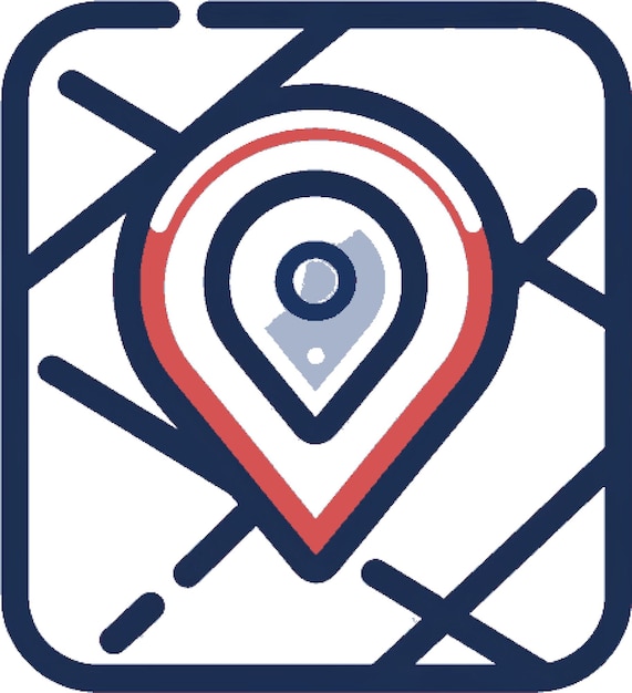 Map pin icon location marker navigation directions locationbased services