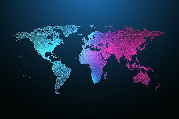 map of the planet global social network