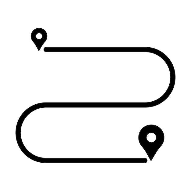 map pointer icon illustration