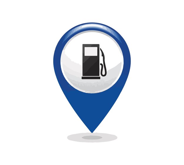 Map pointer icon Location pin vector illustration