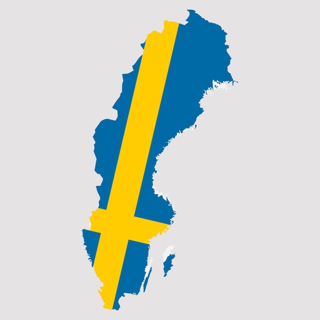 Map of Sweden Swedish flag Symbol of Sweden