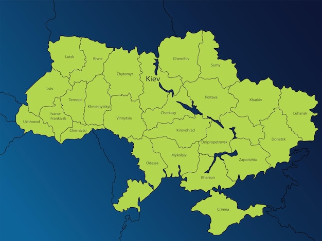 Map of Ukraine