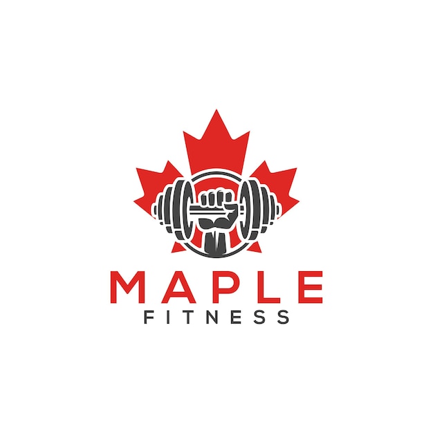 MAPLE FITNESS LOGO VECTOR