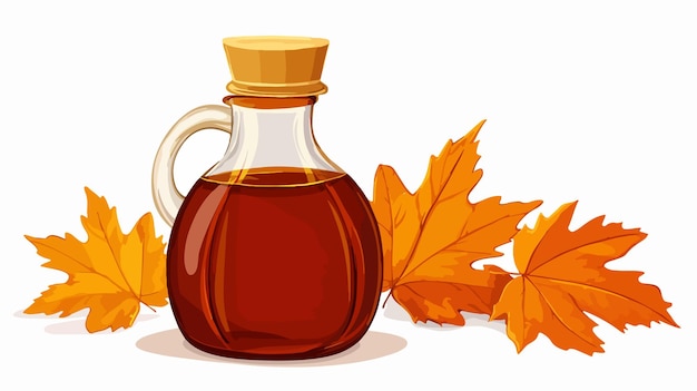 Maple Syrup Clipart Isolated Vector Illustration