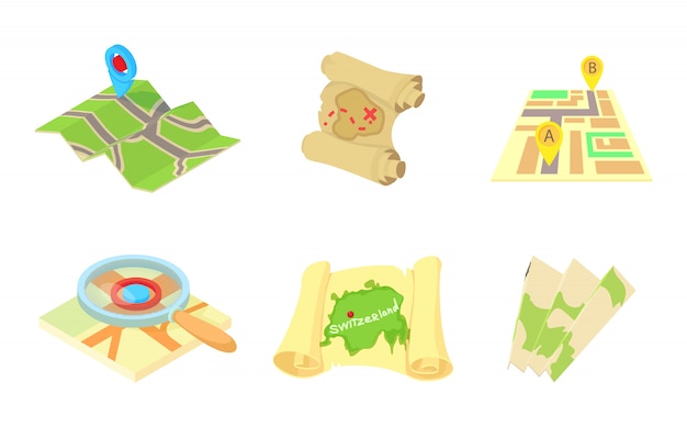 Maps icon set