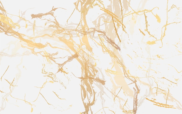 Vector marble gold and white color texture background