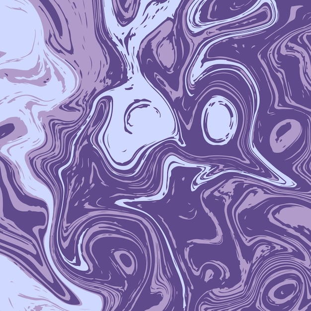 Marble texture Ebru suminagashi technique in trendy ultra violet color