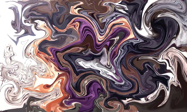 Vector marbling abstract