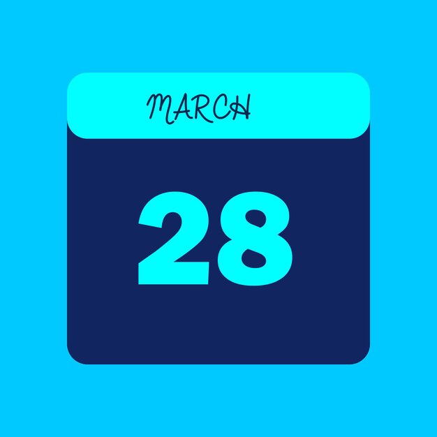 Vector march month 2024 calendar editable