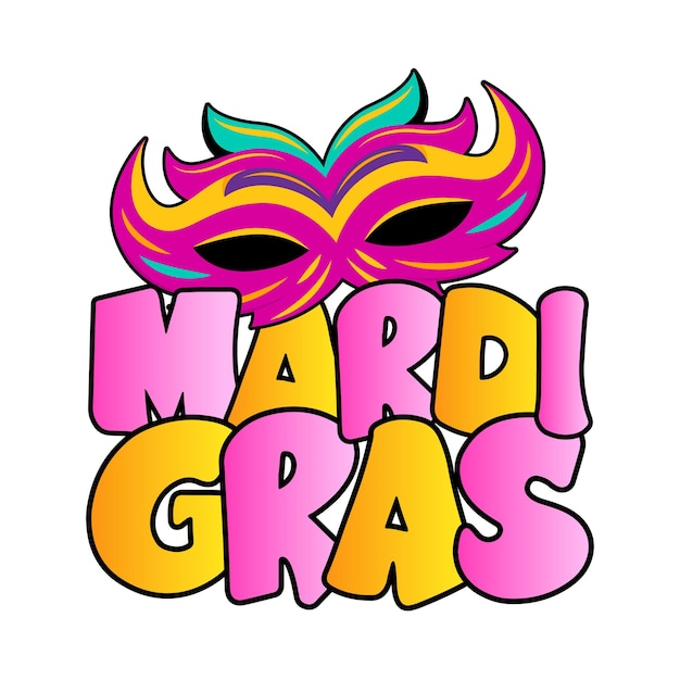 Mardi Gras Sublimation T-shirt Design