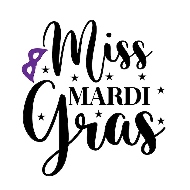 Mardi gras SVG design cut files