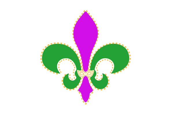 Vector mardi gras svg design