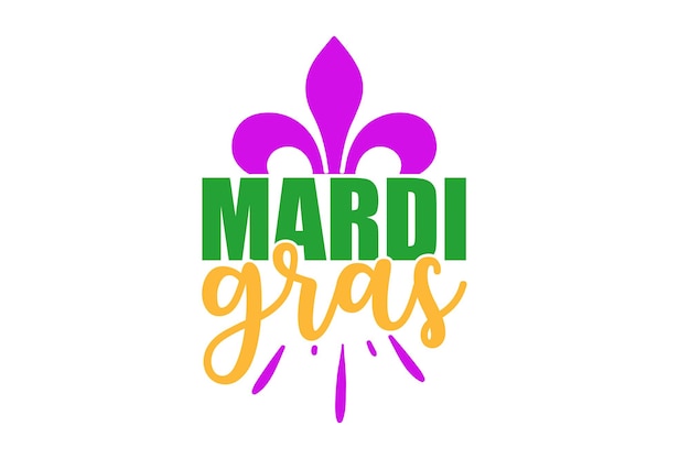 Vector mardi gras svg design