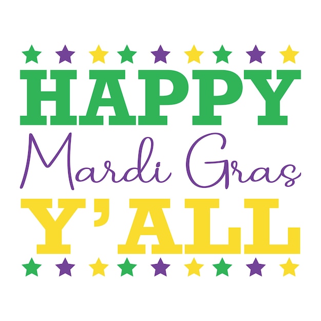 mardi gras svg design