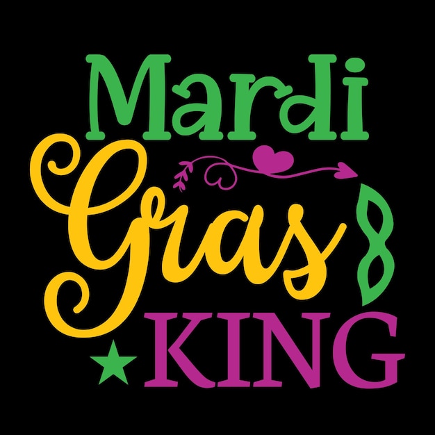 Vector mardi gras svg t shirt design