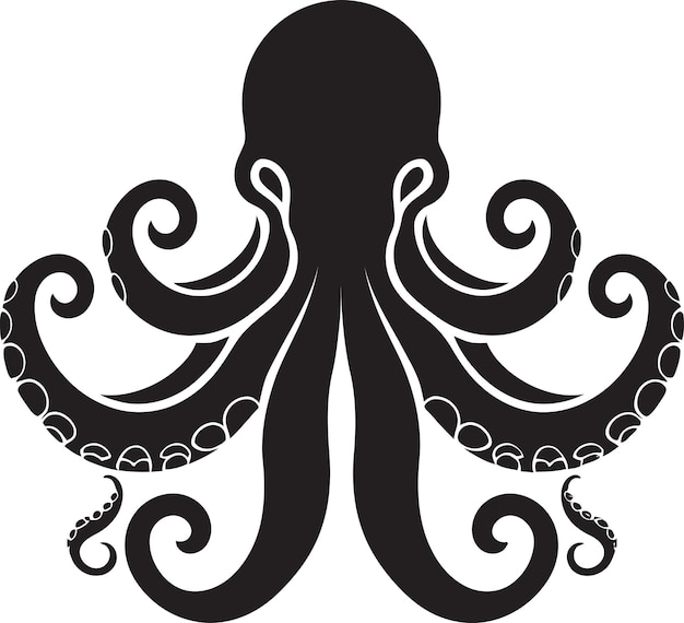 Marine Mosaic Octopus Logo Design Tentacle Treasures Emblematic Icon