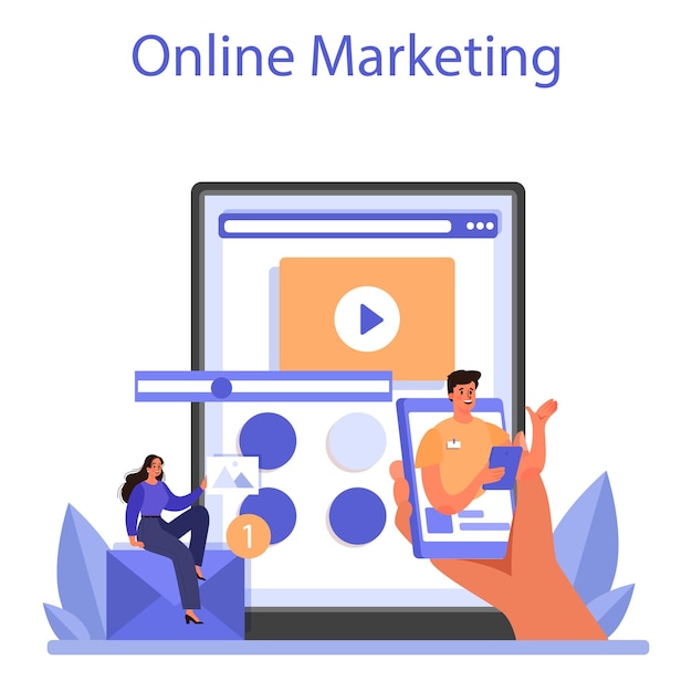 Marketer online service or platform