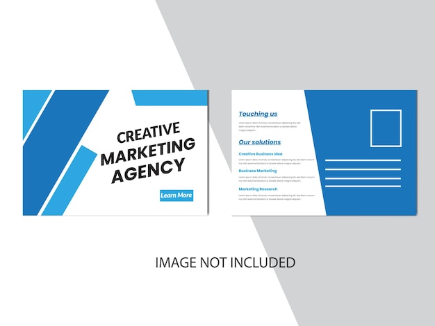 Marketing Agency Post Card Design