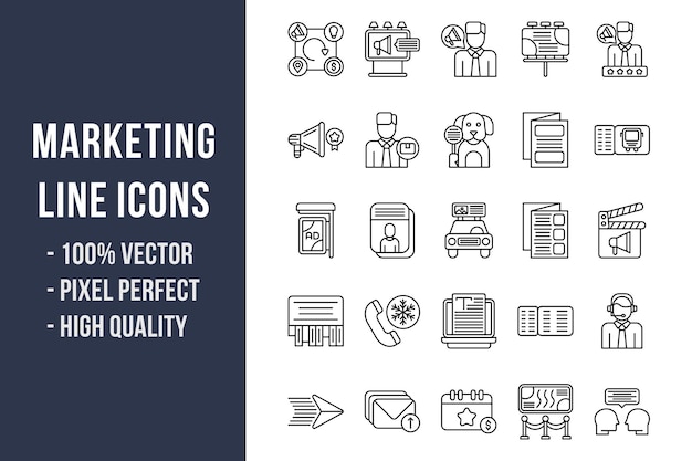 Marketing Line Icons