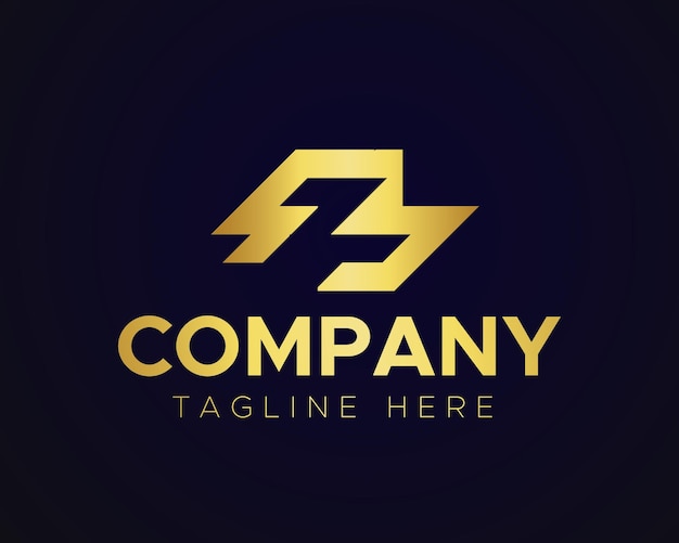 Marketing logo design with gold color scheme