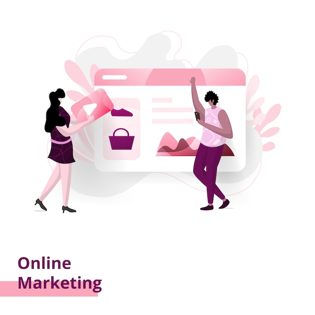 Marketing Online illustration