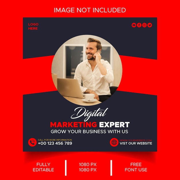 Marketing Social Media Post Template
