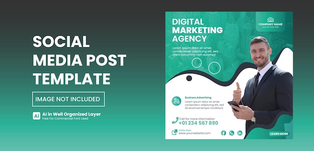 Marketing Social Media Post Template