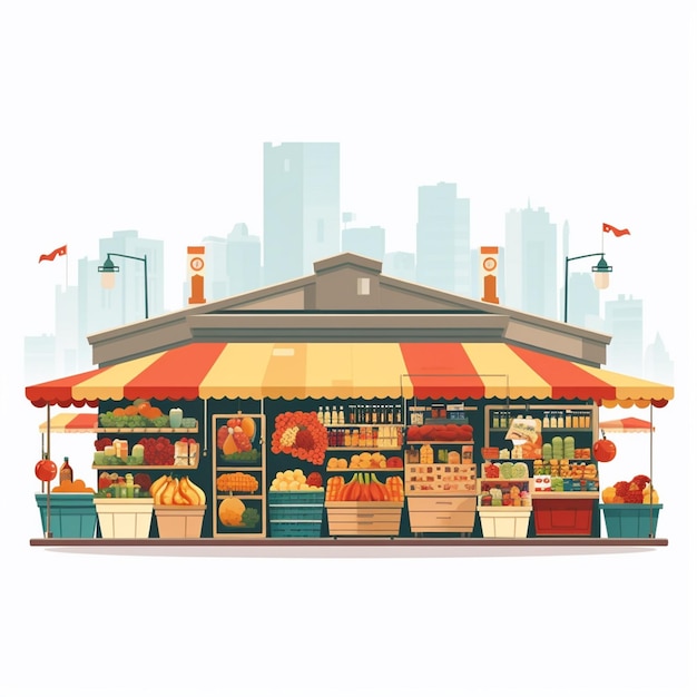 marketplace store vector online business illustration icon shop sale internet market buy