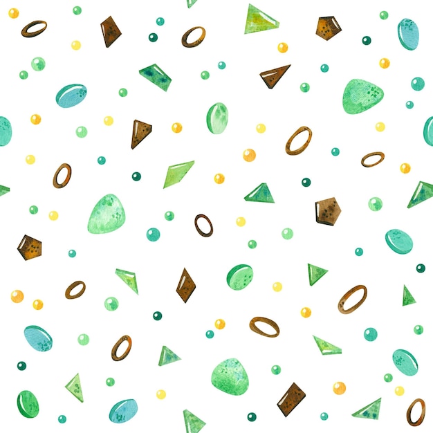 Marmalade chocolate chips jelly beans and candy seamless pattern