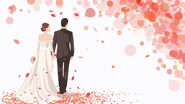 Married Design Over White Background Vector Illustration