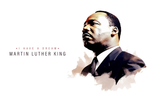 Martin Luther king jr day vector illustration