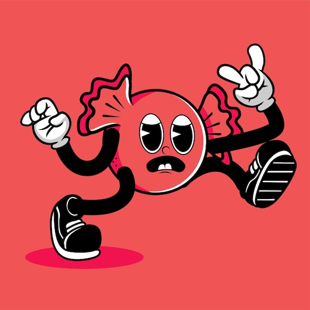 Mascot Character Cartoon Candy