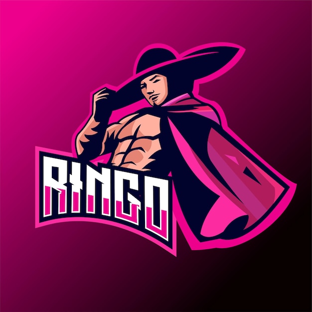 Mascot Esports Gaming Logo editable file