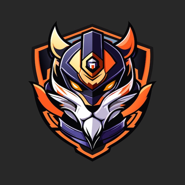 Mascot gaming logo template for esports streamer