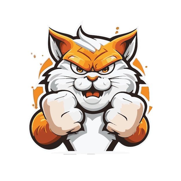 Mascot logo isolate