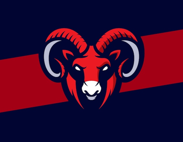 mascot ram head design collection