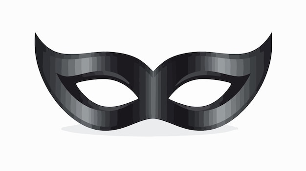 Mask Bandit Superhero Carnival Villain Vector Image