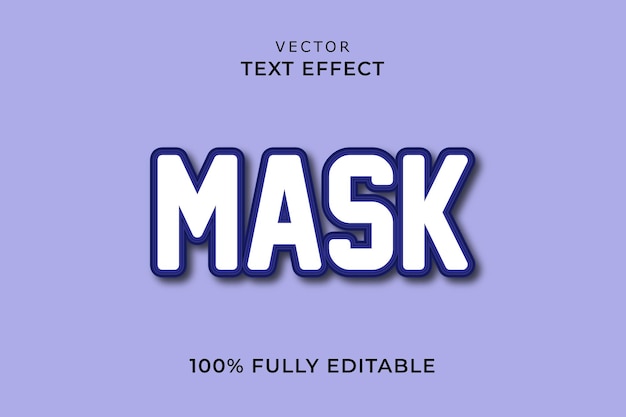 mask text effect