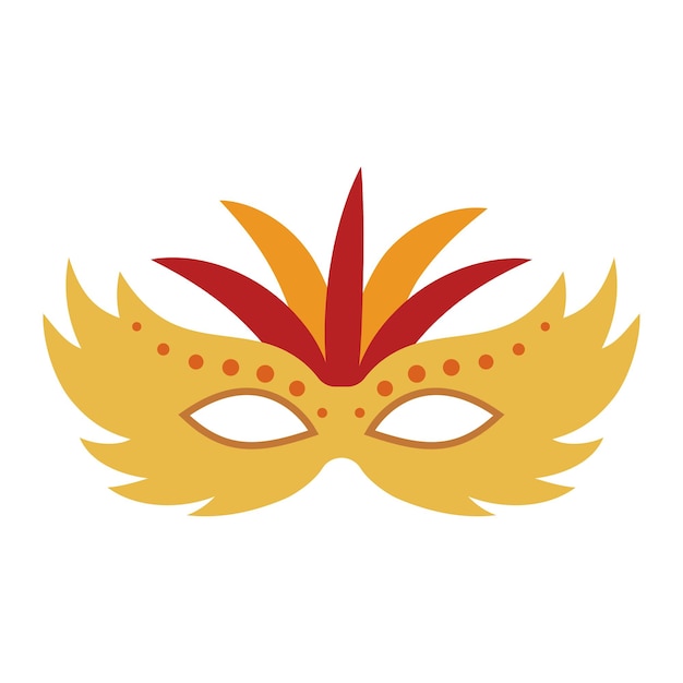 Masquerade mask accessory icon