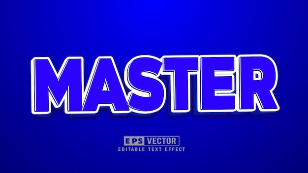 Master 3d Editable Text Effect Vector With Background