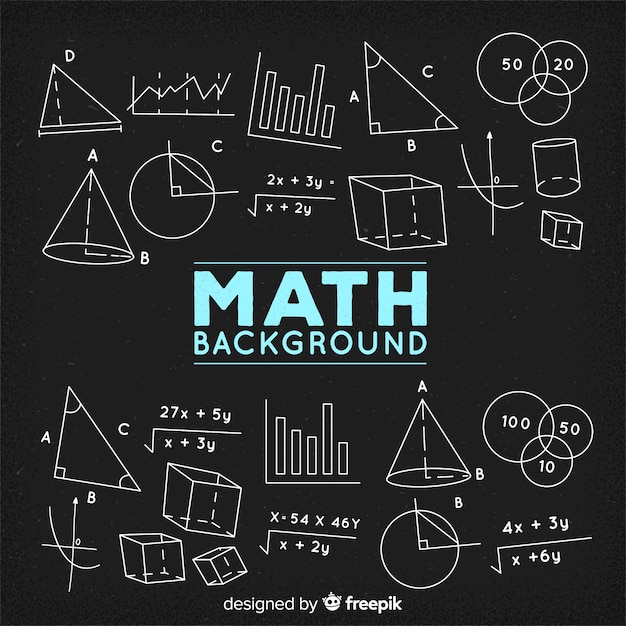 Math chalkboard background