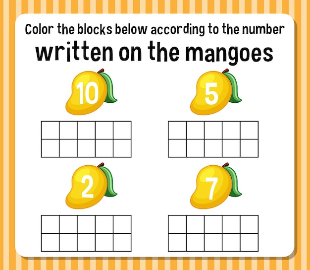 Math count number worksheet