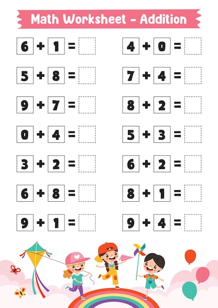 Math Worksheet Design For Kids