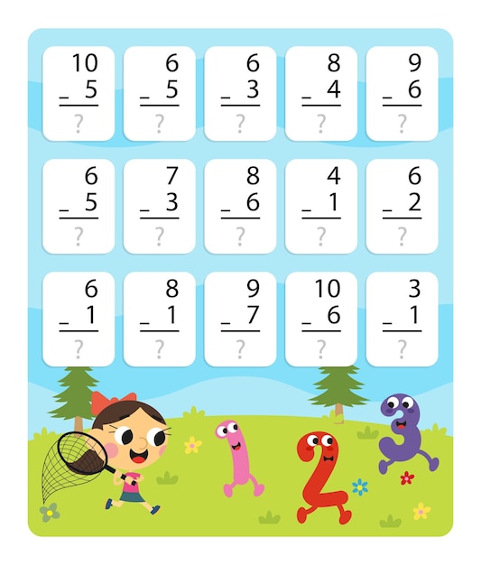 math worksheets for elementary school kids addition, subtraction, multiplication worksheets