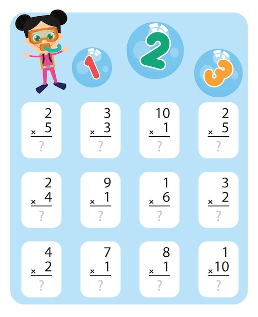 math worksheets for elementary school kids addition, subtraction, multiplication worksheets